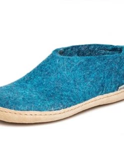 GLERUPS CANADA Glerups Shoe - Leather - Petrol