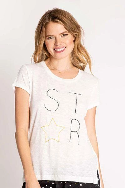PJ Salvage Women's Oh My Stars T-Shirt * Last Chance 3 PJ Salvage Women's Oh My Stars T-Shirt * Last Chance