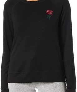 PJ SALVAGE True Love Rose Flocking L/S Top * Last Chance