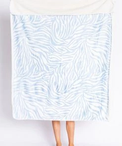 PJ Salvage Cozy Cuddler Floral Blanket