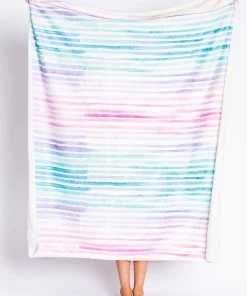 PJ Salvage Cozy Cuddler Floral Blanket