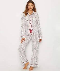 PJ Salvage Women's Amour Mini Heart / Stripe PJ Set * Last Chance