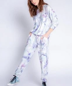 PJ Salvage Melting Crayons Tie Dye L/S Top * Last Chance