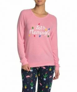 PJ Salvage Let's Flamingle Longsleeve Top * Last Chance