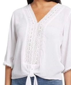 Tribal Kimono Sleeve Blouse