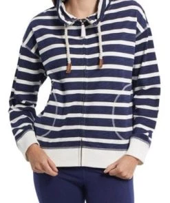 Tribal Long Sleeve Mock Neck Cardigan With Pockets