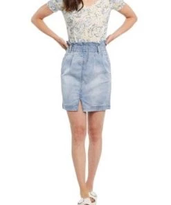 Tribal Audrey Pull On Paper Bag Skirt