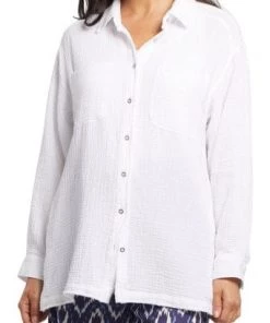 Tribal Drop Shoulder Tunic Shirt