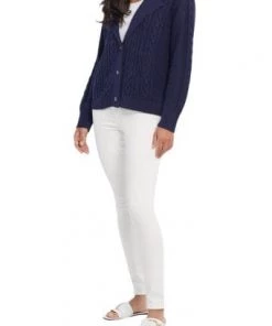 Tribal Long Sleeve Front Sweater Cardigan With Anchor