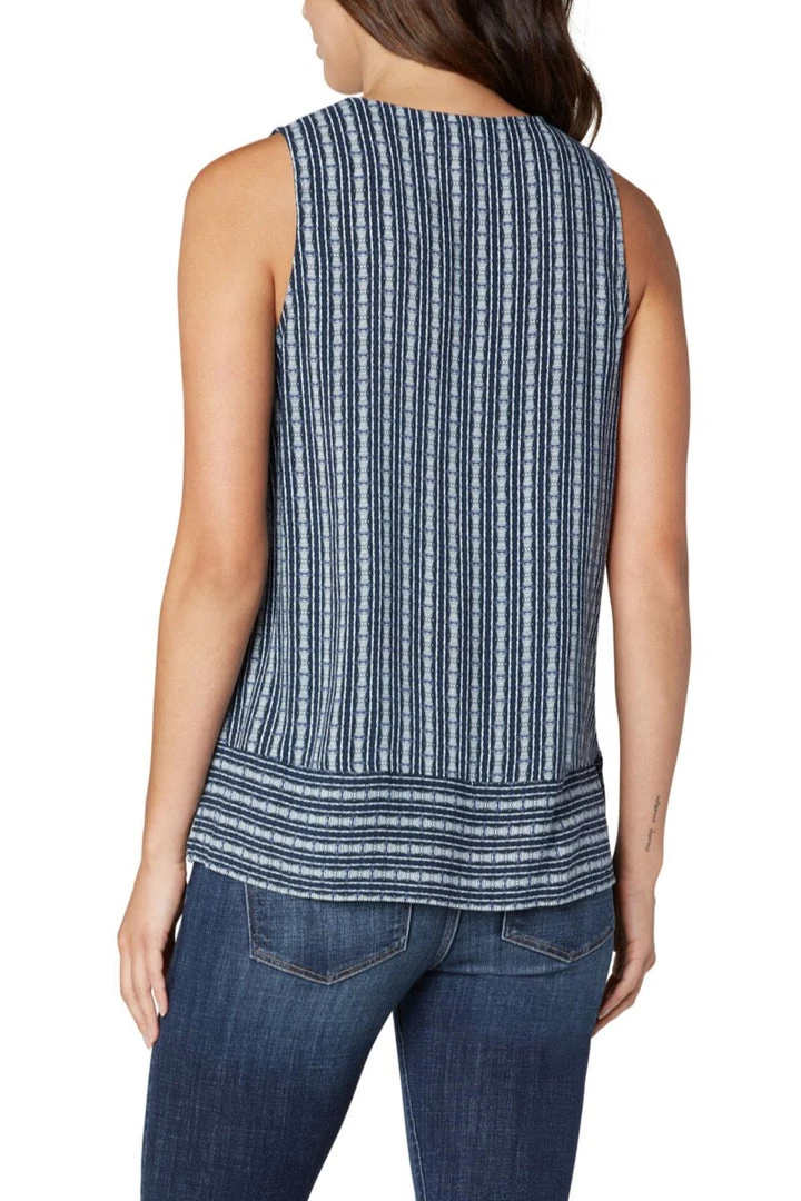 Liverpool Sleeveless V-Neck Side Slit Top Women 4 Liverpool Sleeveless V-Neck Side Slit Top Women