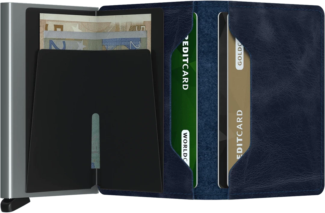 Secrid Slim Wallet - Vintage Blue Accessories 6 Secrid Slim Wallet - Vintage Blue Accessories