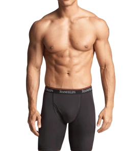 Men's Undergarments Stanfields Men's Stretch Long Leg Boxer Brief - 2 Pack