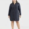 Women Dex Plus Tencel Shirt Dress