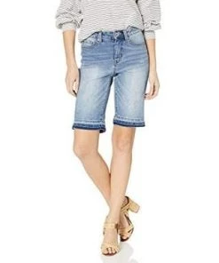 Tribal Distressed Shorts With Rolled Cuff * Last Chance