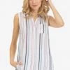 Tribal Sleeveless Button Front Shirt * Last Chance