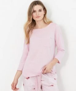 Joules Melissa 3/4 Sleeve Pyjama Top