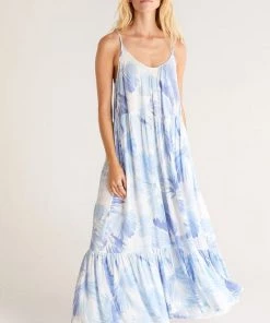 Z Supply Lido Watercolor Leaf Dress