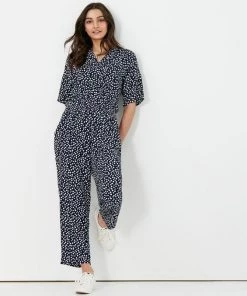 Joules Myla Grown On Sleeve Jumpsuit Women