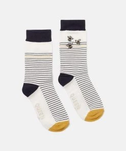 Joules Brill Bamboo Embroidered Socks