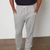 Velvet Men's Heather Grey Organic Fleece Pant