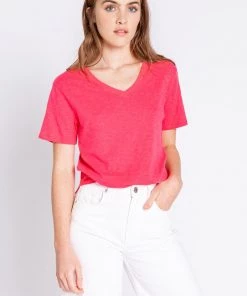 PJ Salvage Beachy Basics Short Sleeve Top