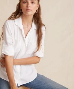 Women Bella Dahl Split Back Button Down Shirt