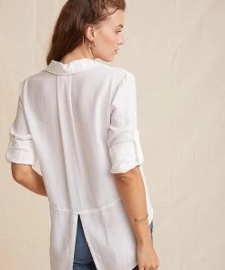 Women Bella Dahl Split Back Button Down Shirt
