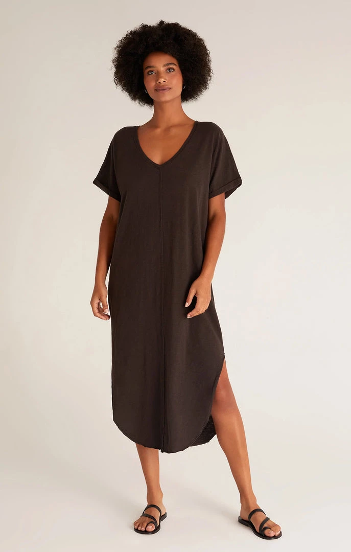 Z Supply Leia Slub Midi Dress 3 Z Supply Leia Slub Midi Dress
