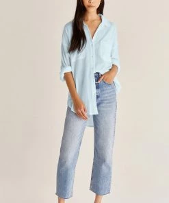 Z Supply Lalo Gauze Button-Up Top