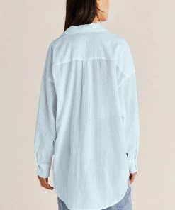 Z Supply Lalo Gauze Button-Up Top
