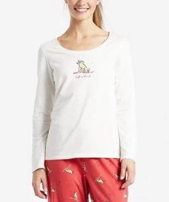 LIFE IS GOOD Winter Rocket Sleep Top * Last Chance Women's Pajamas & Loungewear